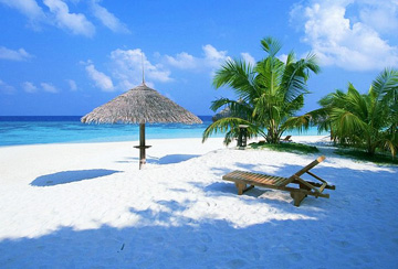 Maldives beach 
